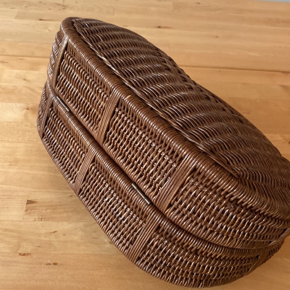 H&M Wicker Basketweave Handbag - Picture 6 of 11